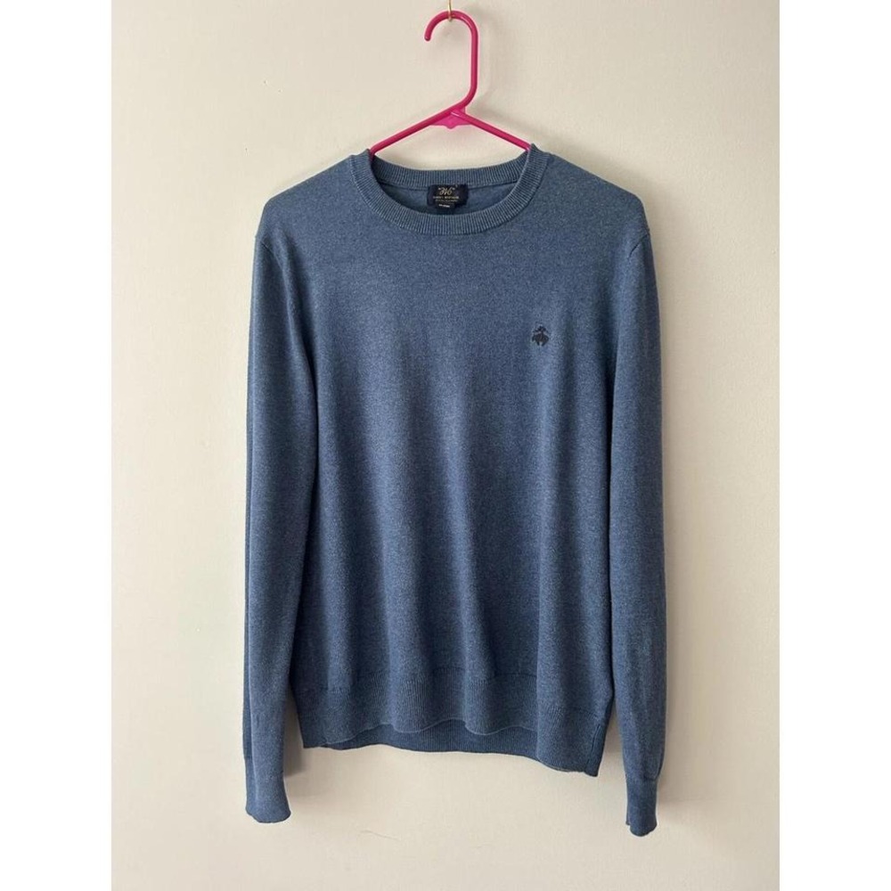 Brooks Brothers Sweater‎ - Cotton/Cashmere Blend - Blue - S